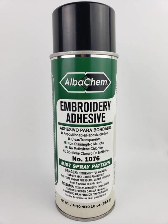 Embroidery Spray Adhesive 10oz