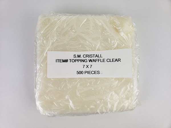 S.M. Cristall Topping Waffle Clear
